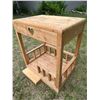 Image 2 : Handmade Wooden Siden/End Table with built in dog//cat bed