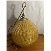 Image 1 : Spaghetti Orange Swag Vintage Lamp WORKS