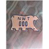 Image 1 : NWT Polar Bear Bike License plate