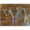 Image 1 : Variety of original shapes & colored Glasses and shot glasses bubble color.