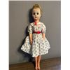 Image 1 : Vintage 40-50's Doll - dress and stockings . Markings VS22-G14, closing eyes Back of neck apullAAN