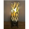 Image 1 : stained glass lamp (works, 1 small chip)
