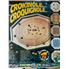 Image 1 : Large Game board 7 in one - Crokinole, Michigan Rummy, checkers, Snakes N Ladders, Chess, patches, B