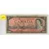 Image 1 : 1954 Canadian Two Dollar.