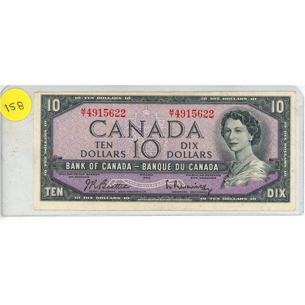 1954 Canadian Ten Dollar.