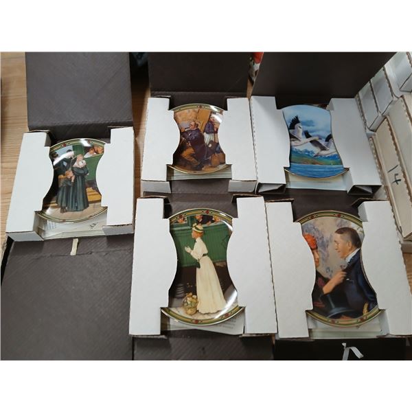 5 Decorated Plates