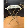 Image 3 : Vintage TV Trays (3 ATtachable Frames, 1 stand w/ Rolling wheels cart design)