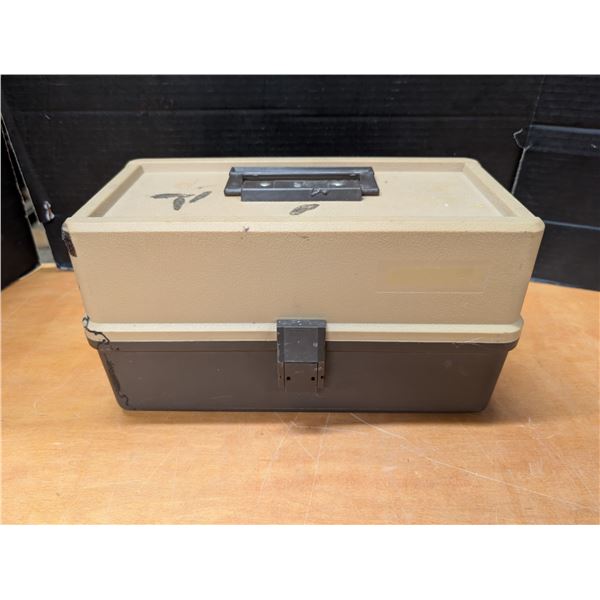 Tackle Box w/ 3 Place storage and misc tackle items