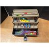 Image 3 : Tackle Box w/ 3 Place storage and misc tackle items