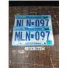 Image 1 : 1 pair of Minnosota Licenses Plates