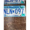Image 2 : 1 pair of Minnosota Licenses Plates
