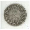 Image 1 : 1900 Canadian Silver 50 Cents Coin.