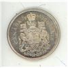 Image 1 : 1966 Canadian Silver 50 Cents Coin.