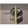 Image 3 : Wear Ever Aluminium Cone Strainer Colander Sieve Wood Pertle With Stand.