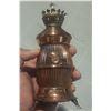 Image 5 : Vintage Mini Potbelly Stove Oil Lamp. (Copper or Brass)