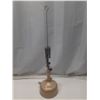 Image 1 : Vintage 1955 Coleman Model 159 Gas Table Lamp. (Height 28")