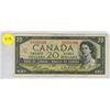 Image 1 : 1954 Canadian Twenty Dollar.
