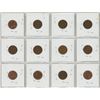 Image 2 : Lot of 12 One Cents Coins.