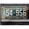 Image 1 : 1956 Sask Plate 154-956 Wheat Province