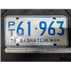 Image 1 : 1976 Sask Plate P/T 61-963