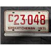 Image 1 : 1971 Sask Plate C23-048