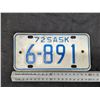 Image 1 : 1972 Small Sask Plate 6-891