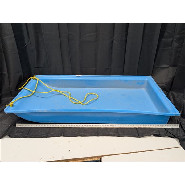 Blue plastic sleigh 20"x40" Koenders