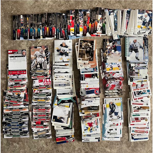 Box of 300ish misc Upper Deck hockey cards. Mixed years.