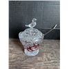 Image 6 : Lot of Glass Decor (Decanter, Glass swan, and etc.)