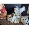 Image 6 : Statues/Decor Lot (Gnome, Angel, High heel, and two boys statue)