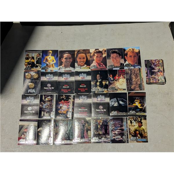 1995 Collection of Mighty Morphing Power Rangers The movie Cards