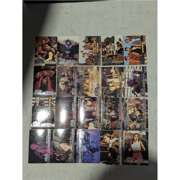 1995 Collection of Mighty Morphing Power Rangers The movie Cards
