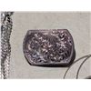 Image 2 : Silver Chains / 9" L German Set Silver Tone Chain/Montana Silver Smiths silver Plated Buckle