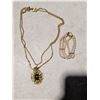 Image 1 : 18Kt Gold Plated Pearl Necklace