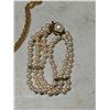 Image 3 : 18Kt Gold Plated Pearl Necklace