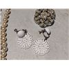 Image 2 : Vintage Pearl Strands, Brooch's, Hoop earrings, and Napier set