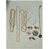 Image 9 : Collection of Vintage Jewelry (necklaces, earrings, and etc.) Pearls