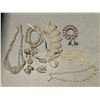 Image 9 : Collection of Vintage Jewelry (necklaces, earrings, and etc.) Pearls