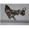 Image 1 : Vintage Wall Mount Brass Bell.