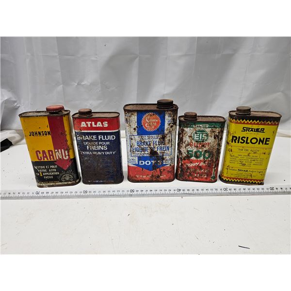 Vintage Johnson/Atlas/Solder Seal/EIS/Shaler Cans