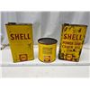 Image 1 : Vintage Shell Oil/Grease Cans