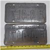Image 2 : Pair of 1970 Sk license plates