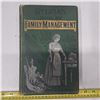 Image 1 : Early 1900's book on family management