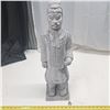 Image 1 : Chinese warrior statue- 24"h