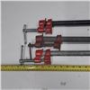 Image 2 : 3 pipe clamps- 36"