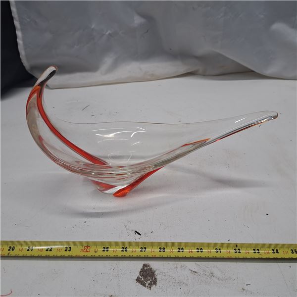 Chalet stretched glass bowl