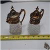 Image 1 : Pair of creamer with lion heads