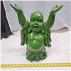 Image 1 : Green budda statue(with small hole)- 20"H