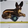 Image 1 : Vintage 1930's chalkware dog candy dish