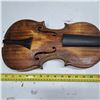 Image 2 : Antique wood violin- need repairs